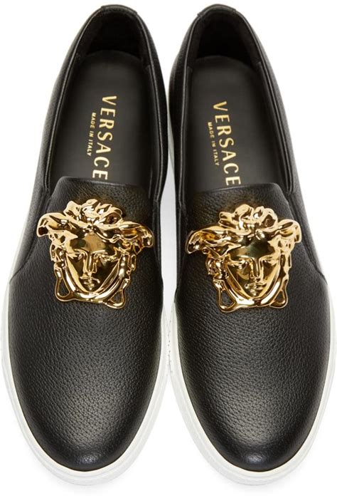 versace collection sneaker men's shoes|Versace medusa shoes men's.